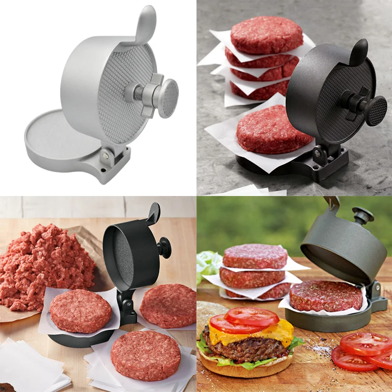 Kitchen Aluminum Alloy Hamburger Mold Meat Press Tool Patty Makers Meat Burger Maker Mold Hamburger Press Meatballs Tools