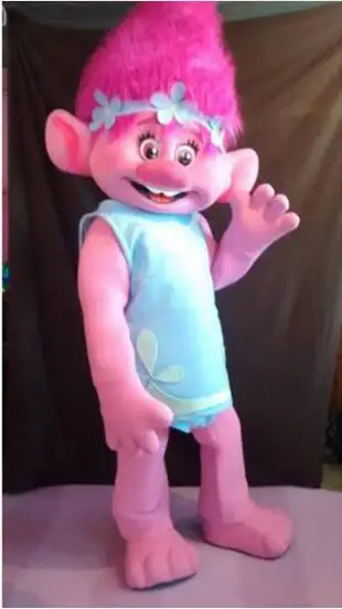 Trolls Mascot costume cartoon character custom for customer party mascot