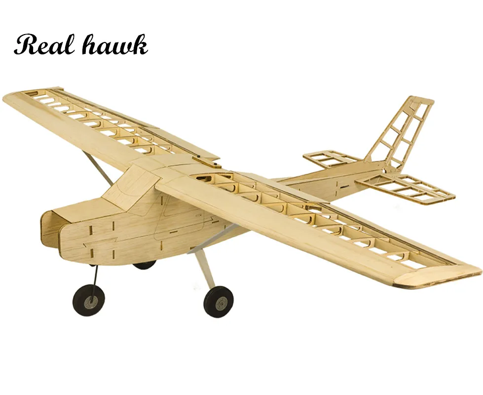 RC AirPlanes Laser Cut Balsa Wood Airplane Kit 2.5-4.0cc nitro or electric Cessna152 Frame Model Building Kit