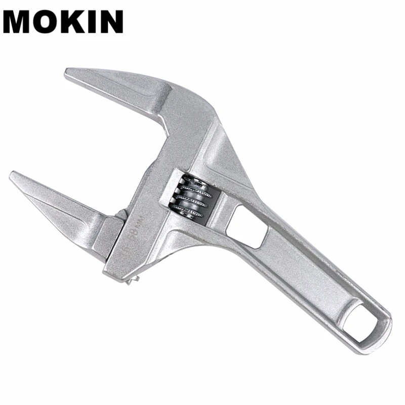 

MOKIN 16-68mm Universal Wrench Aluminium Alloy Adjustable Wrench Spanner For Water Pipe Washbasin Tube Plumber Disassembly Tools