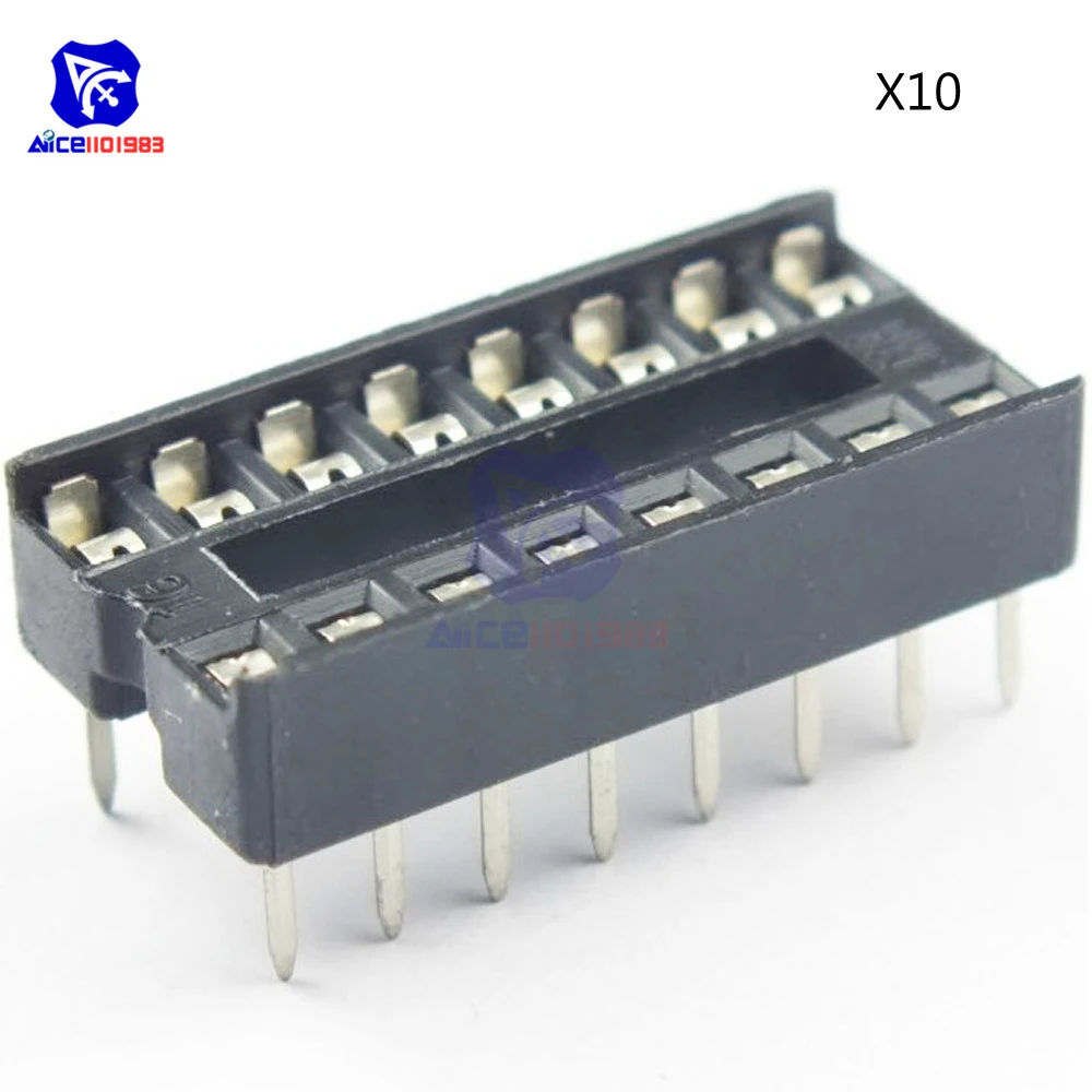 10PCS 16 Pins DIP IC Socket 16P סורק חיבורים – מדריך מפורט להצטיינות בפרויקט DIY
