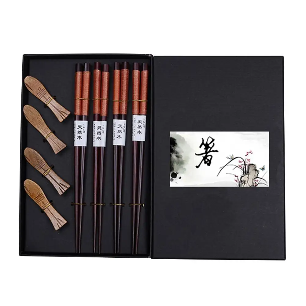 Wholesale  High Quality Japanese Style Tableware Thread Chopsticks Rack Suit Home House Kitchen Eating Using