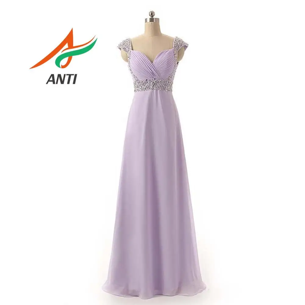 

ANTI Plus Size Pink Prom Dresses Long V-Neck Chiffon A-line Robe De Soiree 2019 Lavender 16 Colors Formal Party Gowns for Women