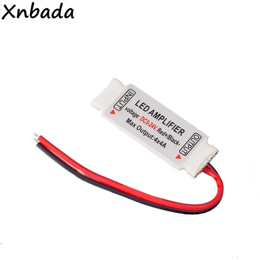 Mini RGB/RGBW Led Amplifier Controller Common Anode 3CH/4CH For SMD 3528 5050 Led Strip Lighting