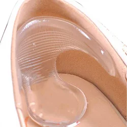 2Pcs = 1 Paar Silikon Einlegesohlen Für Schuhe Hohe Ferse Gel Pad Protector Für Heels Reiben Füße Pflege Pediküre gerät Massage Gel Einlegesohle