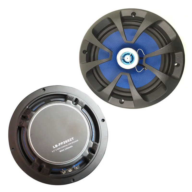 2pcs 2 way 2x120W blue common for all vehicles new arrival 6.5 inch Coaxial Car Audio speaker  stereo speaker car audio speaker