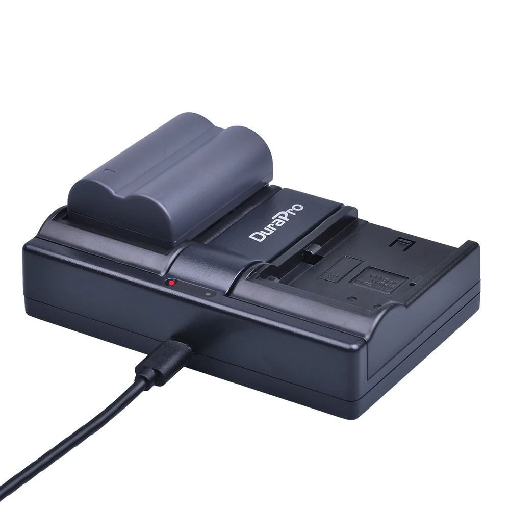 DuraPro BP-511 BP 511 BP-511A 배터리 및 USB 듀얼 충전기, 캐논 BP-511 EOS 50D 40D 30D D60 D30 5D MV300i 용, 1800mAh