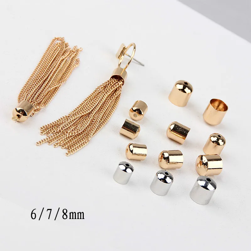 Homemade tassel cap pendant earring diy handmade earpiece material package accessories