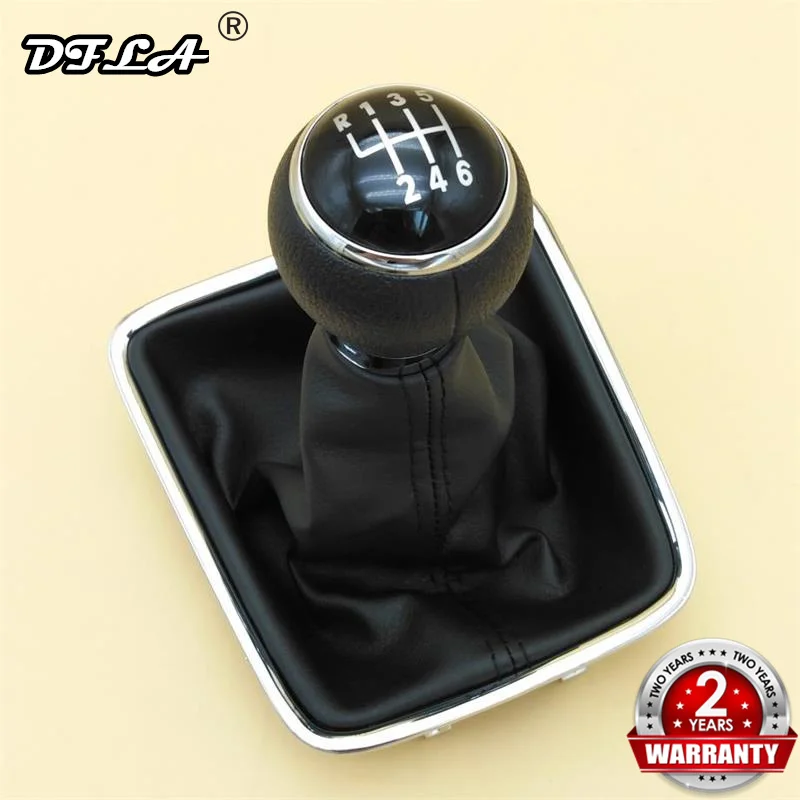 For VW Sharan 2011 2012 2013 2014 2015 2016 Car-Styling New 6 Speed Car Gear Stick Shift Knob With Leather Boot