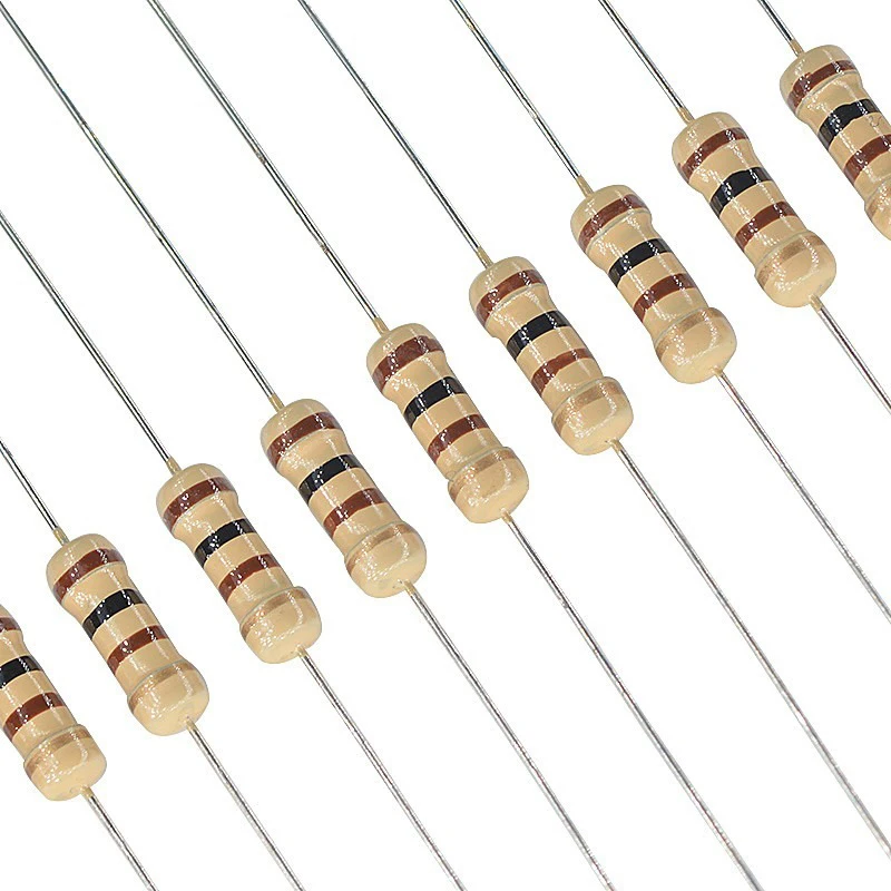 1220 pcs/lot 1w valores de 122 5% 0.33-2.2m ohm resistor de filme de carbono conjunto de kit sortido