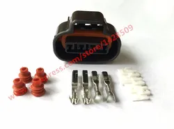 5 Sets 2JZ-GE Distributor Crank 4 Pin 6189-0565 Wire Connector TPS Boost Sensor Oval Ignition Coil Connector Sumitomo For Toyota