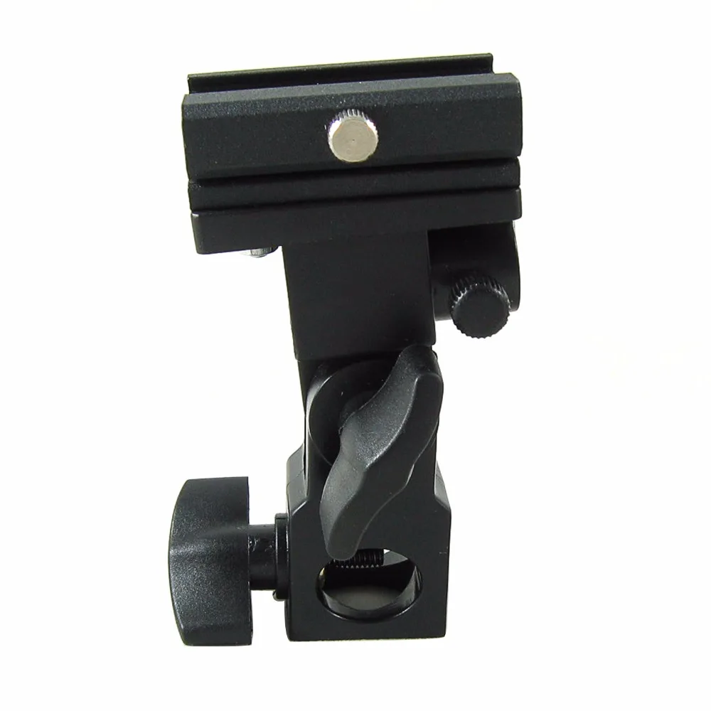 DSLRKITแฟลชร่มรองเท้าที่ใส่ขาตั้งไฟหมุนยึดB