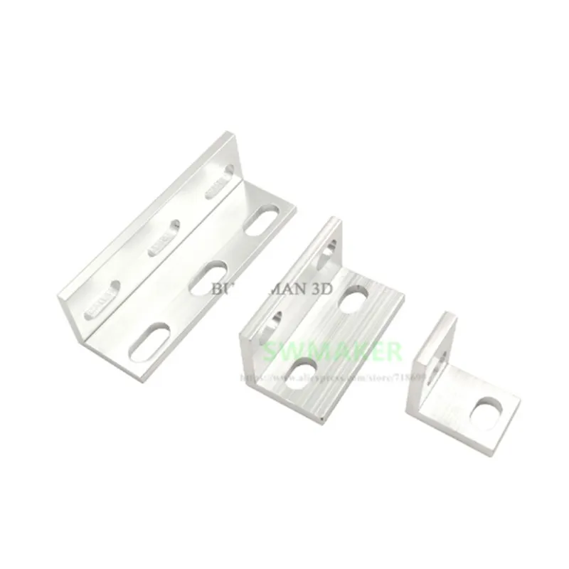 

Openbuilds Universal L bracket angle bracket aluminum angle frame single/double/triple hole 3d printer V Slot Aluminium profile