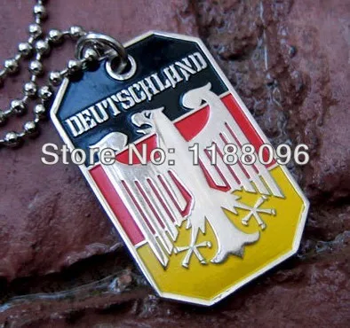 

Low price GERMAN FLAG DOG TAG Wholesale deutschlnnd flag dogtags hot sales custom germany flag dog tags