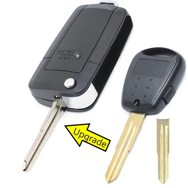 KEYECU for Hyundai Accent Getz Verna 1 Button Modified Flip Remote Key Shell Case FCC: SEKS-02TX,P/N: 81996-1C300, 81996-1C630