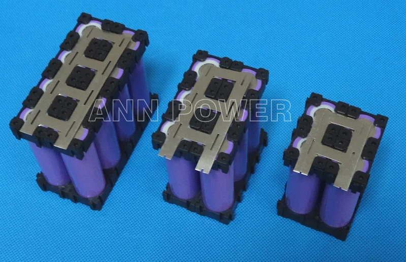 حزام نيكل بطارية 18650 ، بطاريات أسطوانية ، شريط نيكل 2P2S 3P2S 4P2S 5P2S 6P2S لحامل البطارية 18650