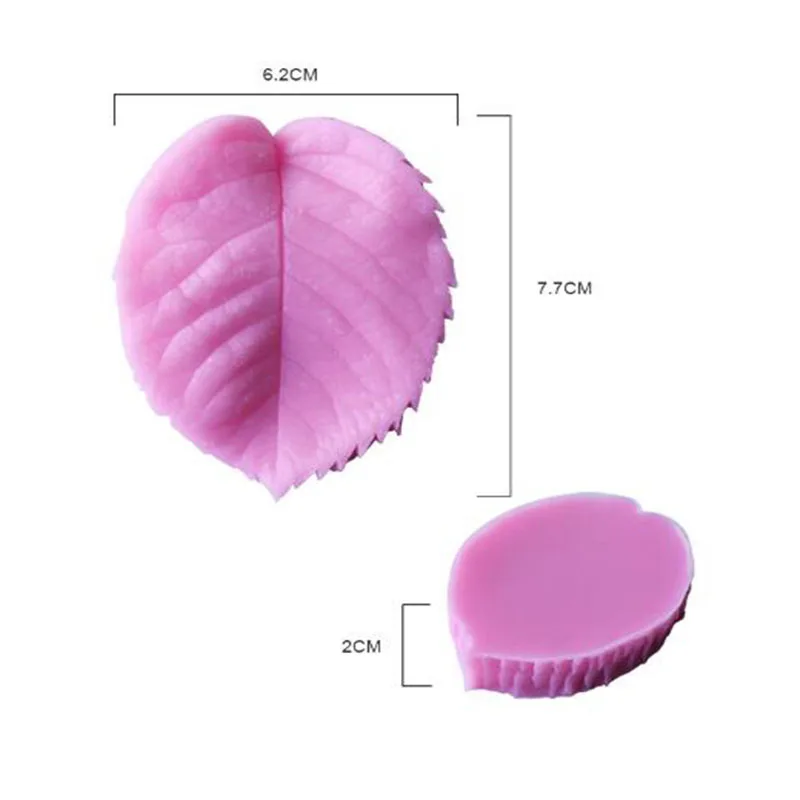 New Arrival Limited Foliage Fondant Cake Decorating Mold Handmade Chocolate Dessert Decorated Diy Bakeware Jelly Pudding