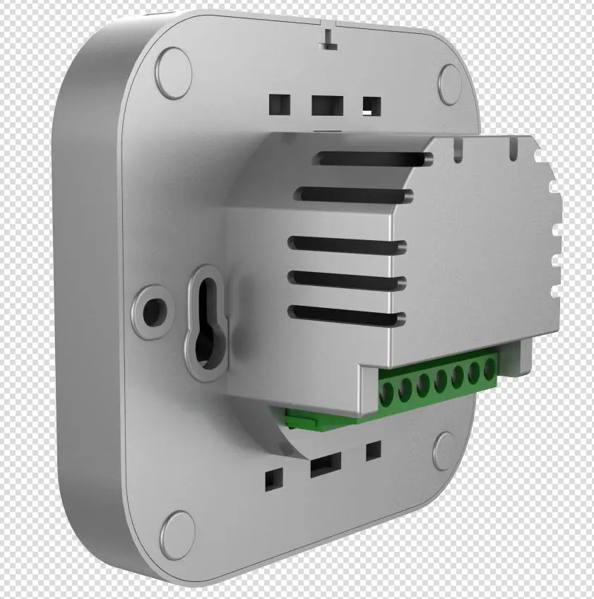 Termostato de pantalla táctil a color Wifi para calefacción eléctrica, 16A, Inglés/ruso/polaco/Germa/italiano/español, para teléfono android IOS