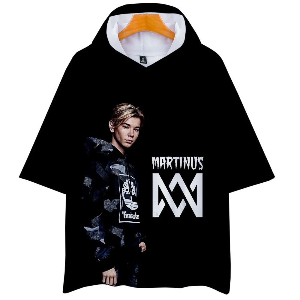 Marcus and Martinus 3D Print T Shirt Women Men Summer Casual Hooded Tees Hot Sale Short Sleeve Cool T-Shirt Femme Brand Clothing