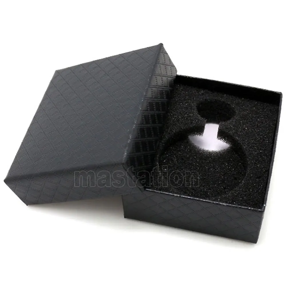 High Quality Pocket Watch Box Accessories Black Velvet Gift Boxes Cases Drop Shipping WB08