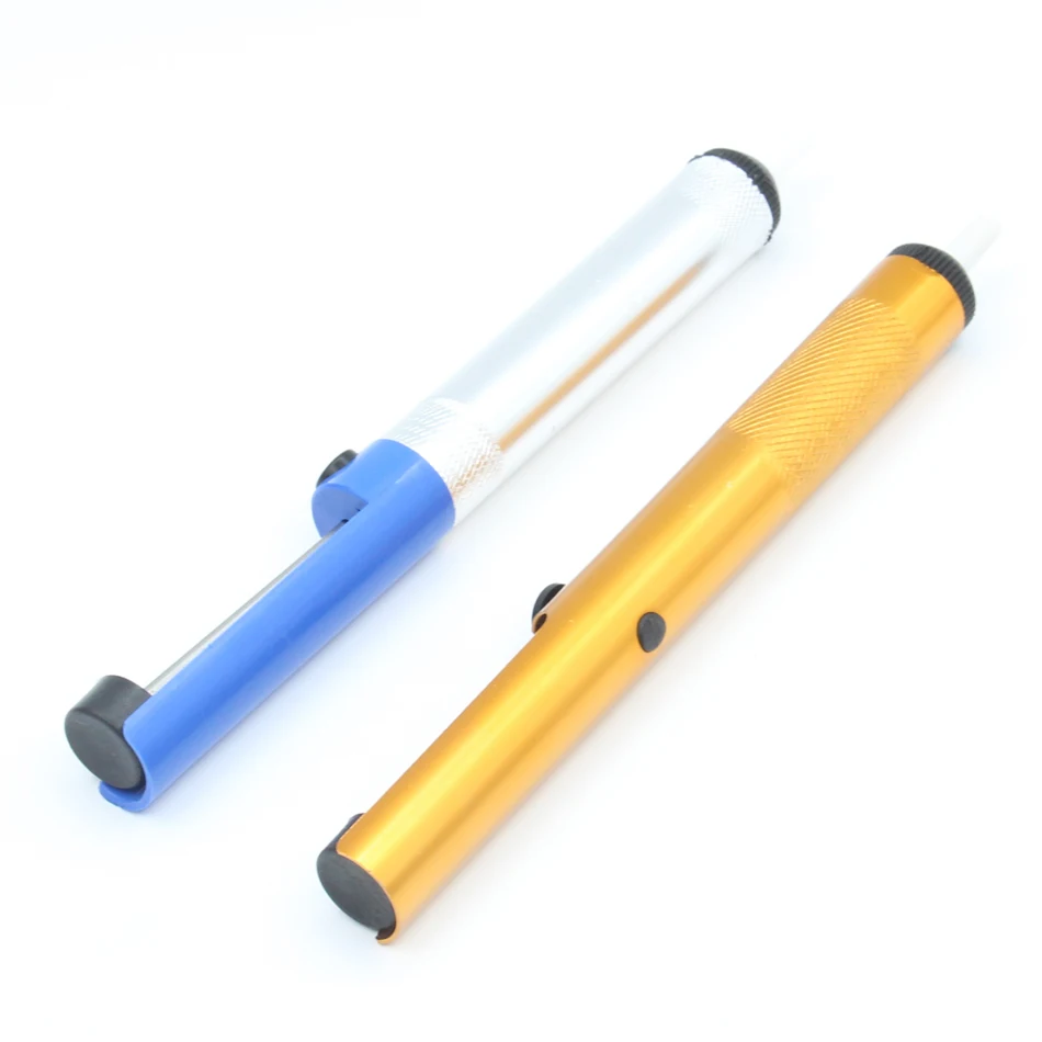 2pcs Aluminum alloy Tin Suction Device Solder Sucker Electrical Welding Iron Gun PCB absorb tin Tools Suction tin pump