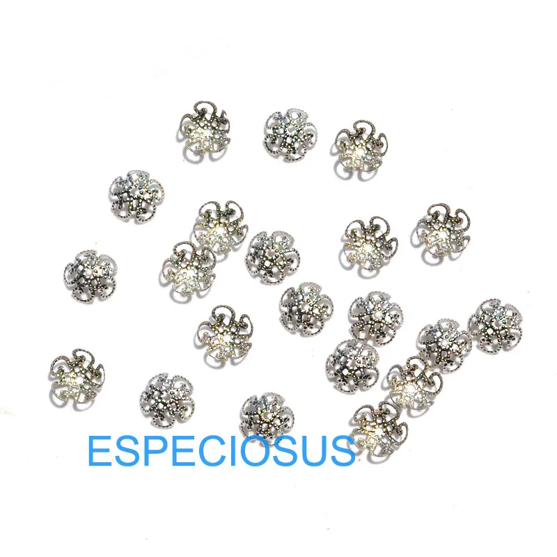 100pcs DIY Jewelry findings and components 11MM Metal Accessory Earring Making Departments Round Spacers Handcraft Accessories