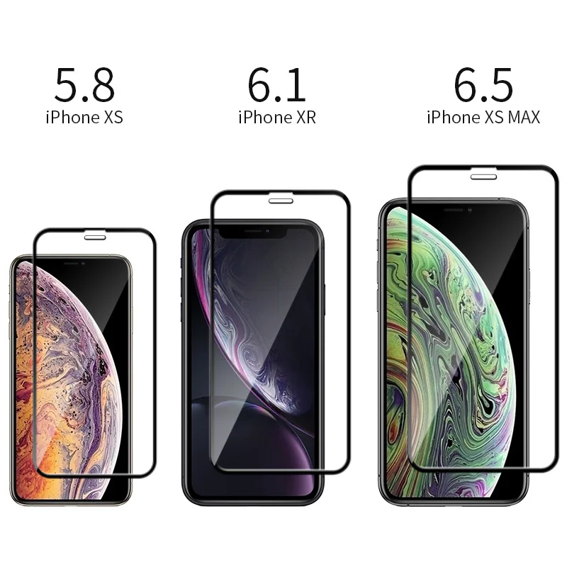 Full Cover Tempered Glass For iPhone XS Max XR X Screen Protector Film For iPhone 11 12 Pro Max 12mini 6 6s 7 8 Plus 5 5SE 2020