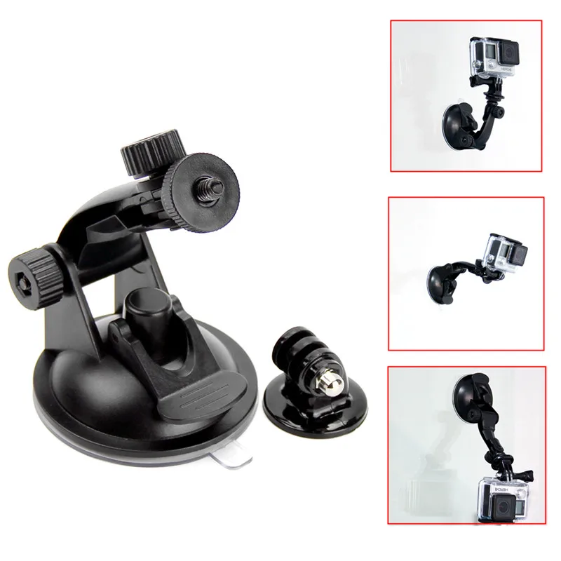 Car Suction Cup Adapter Window Glass Tripod For Gopro Hero 7 6 5 5S 4 For Sjcam Xiaomi YI Action Camera Accessories GP61