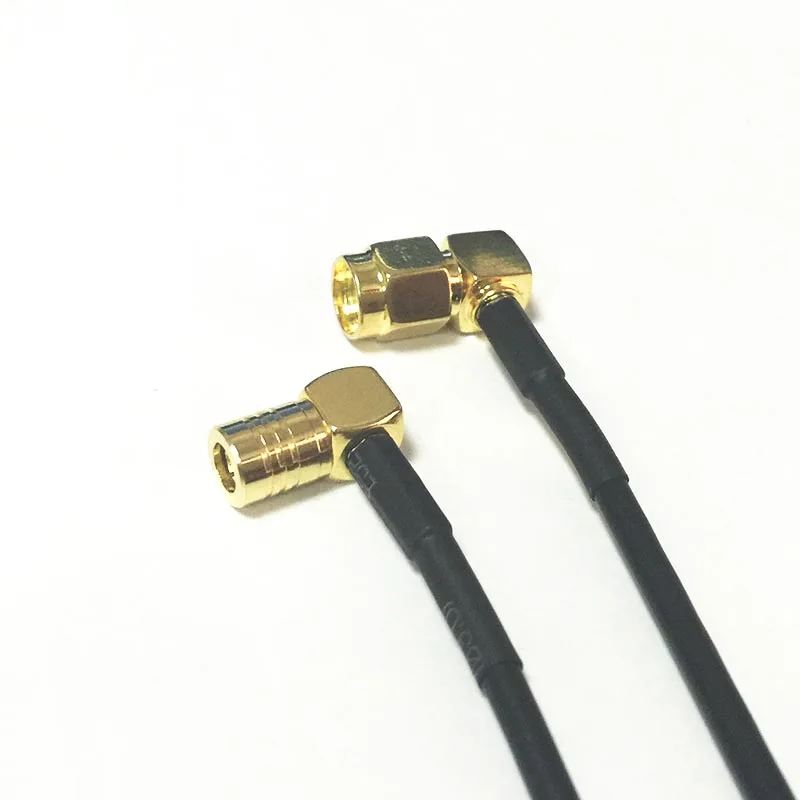 New Modem Coaxial Cable RP-SMA Male Plug Right Angle Switch SMB Female Jack Right Angle RG174 Cable 20CM 8