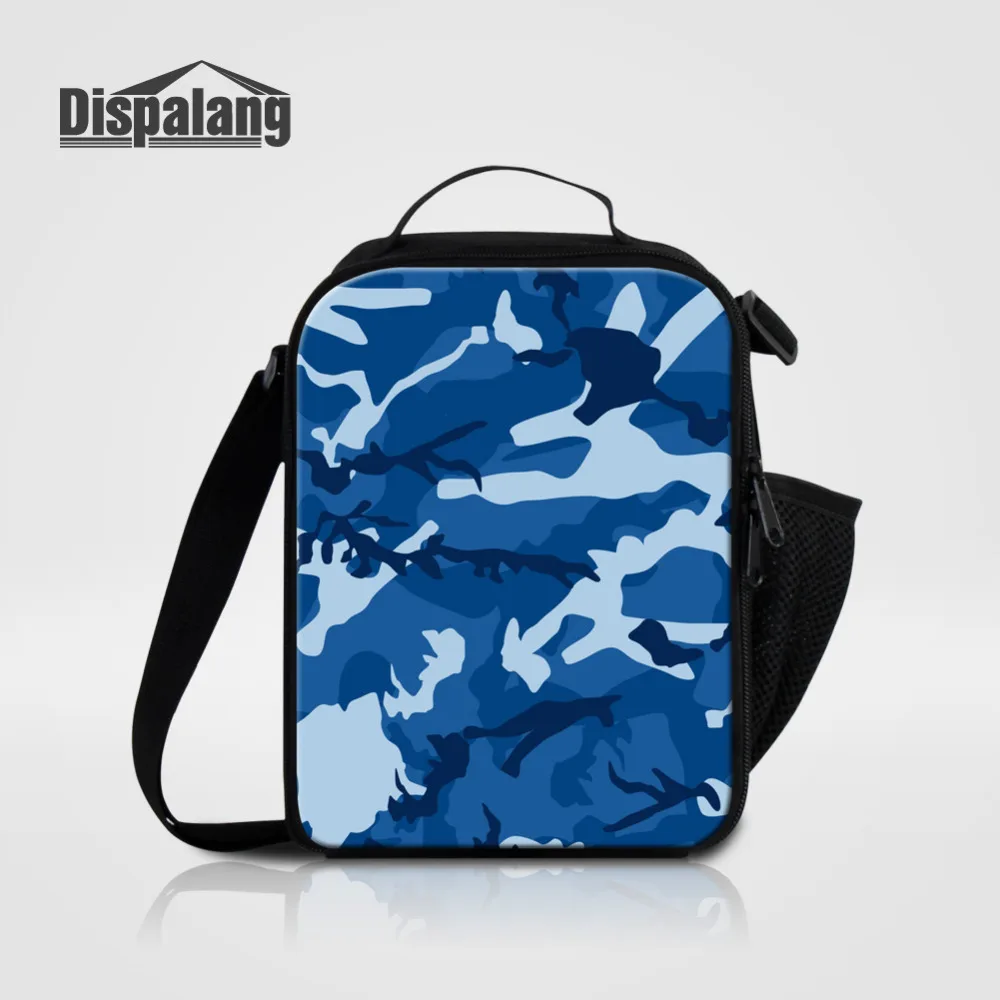 

Dispalang Camouflage Lunch Thermal Cooler Bag for Kids Food Storage Bag Cool Camo Insulation Small Lunch Bag For Men Women