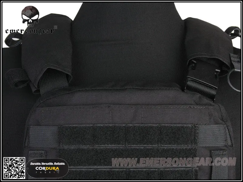 Imagem -05 - Emersongear-colete Adaptativo para Combate Airsoft Avs Molle Versão Pesada Em7397