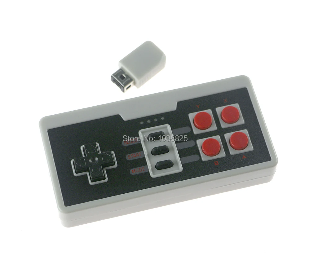 لوحة ألعاب لاسلكية لـ Nintendo Classic FC/NES ، إصدار كلاسيكي ، وحدة تحكم ألعاب صغيرة ، ملحق مع كابل شحن USB