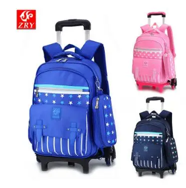 

wheeled backpack for Boys School trolley backpack bag on wheels for kids rolling backpack for school Children bag with wheels