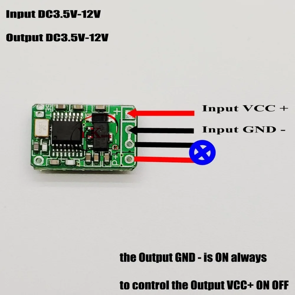 Interruptor de controle remoto sem fio 3.7v, interruptor de controle remoto sem fio rf de 3.3 mah para economia de energia e corrente de 3.6v, 4.2v, 433 v com ligamento remoto