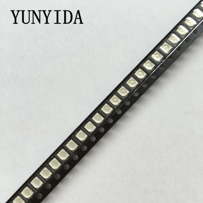 100pcs/LOT Blue Red Yellow White Green  Light Diode 1210 3528 SMD LED Super Bright   WARM White ICE Blue  Pink Purple Orange