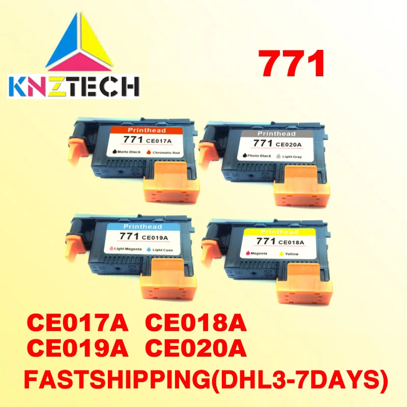 4x FASTship for printhead compatible for hp771 DESIGNJET Z6200 CE017A CE018A CE019A CE020A printer