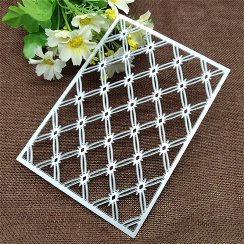 Edgeless rectangle diamond Metal Cutting Dies for DIY Scrapbooking Album Paper Cards Decorative Crafts Embossing Die