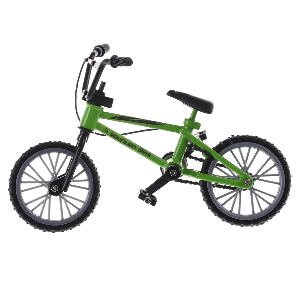 Cute Mini Finger Bmx Toys Mountain Bike BMX Fixie Bicycle Finger Scooter Toy Creative Game Suit Children Grownup 3 Colors