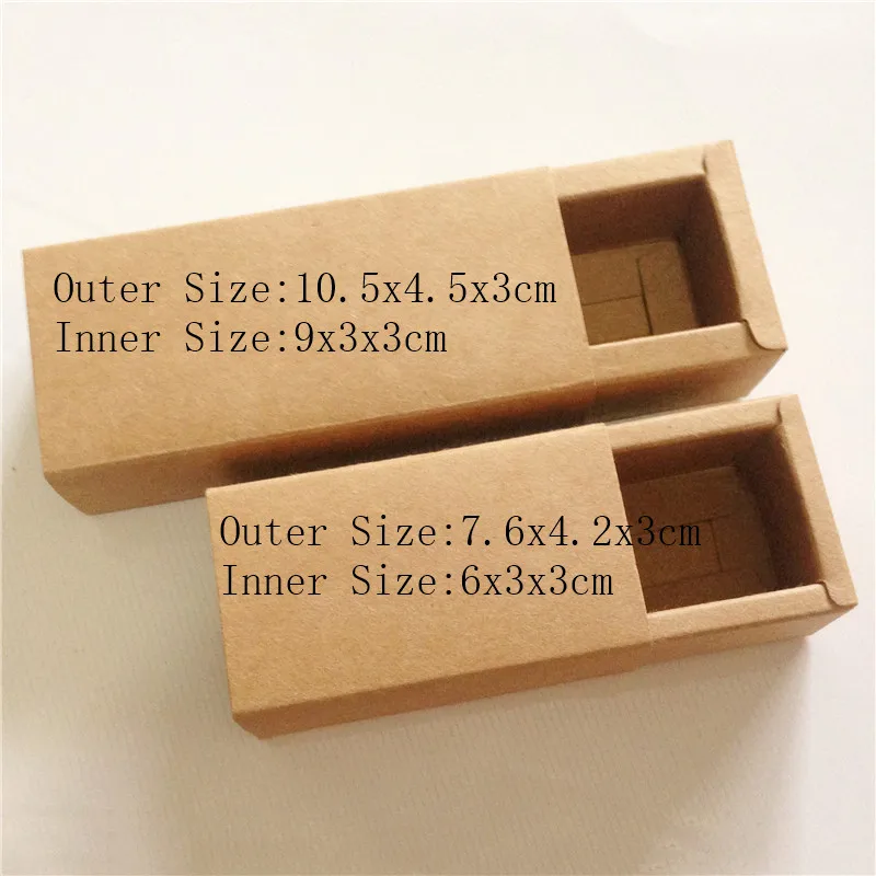 

50 шт./лот 2 размера Cuboid дизайн крафт-бумаги коробки для кукла Кэнди Косметическая коллекция фестиваль подарки упаковка подарочные ящики