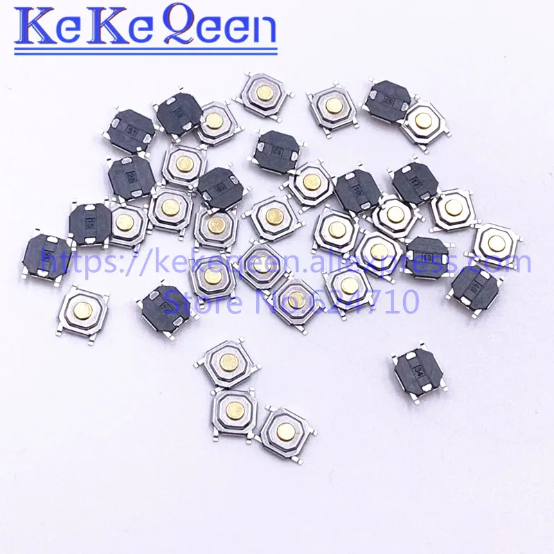 

1000PCS 5.2*5.2*1.5mm 5.2x5.2x1.5mm SMD 4 feet key switch push button switches microswitch Tact Switch