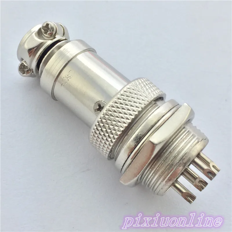 1set GX16 7 Pin Male Female Diameter L75Y 16mm Circular Connector Aviation Socket Plug Wire Panel Connector High Quality On Sale