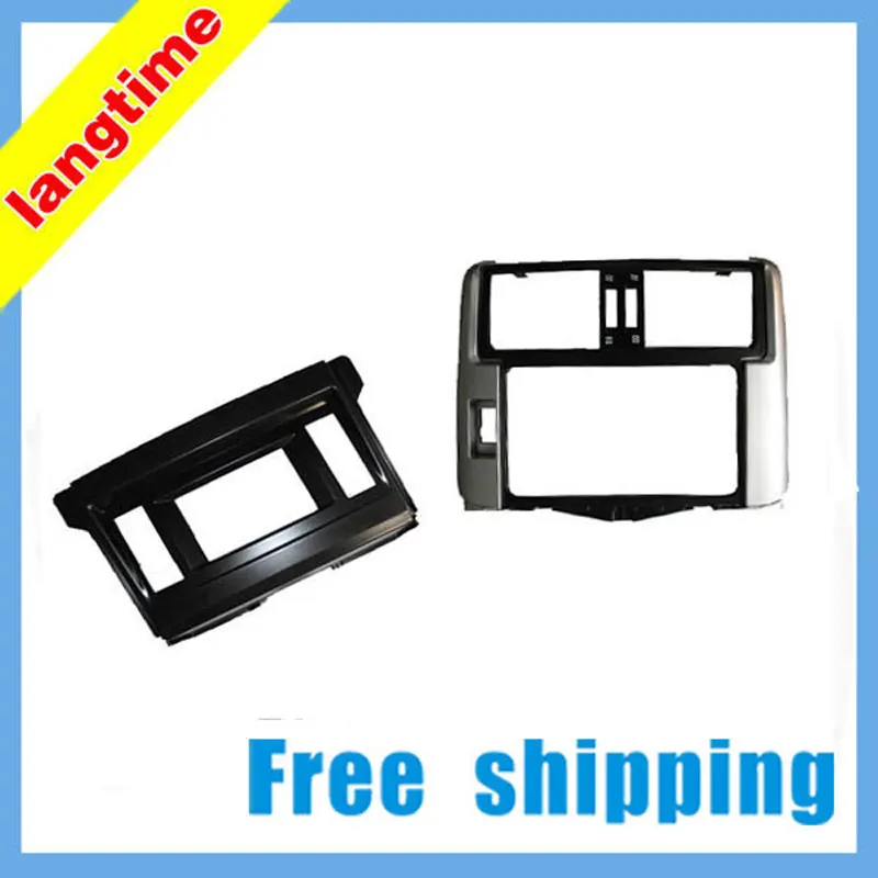 

Free shipping-Car refitting DVD frame,DVD panel,Dash Kit, Fascia, Radio Frame for Toyota Prado GX ( left ),2DIN