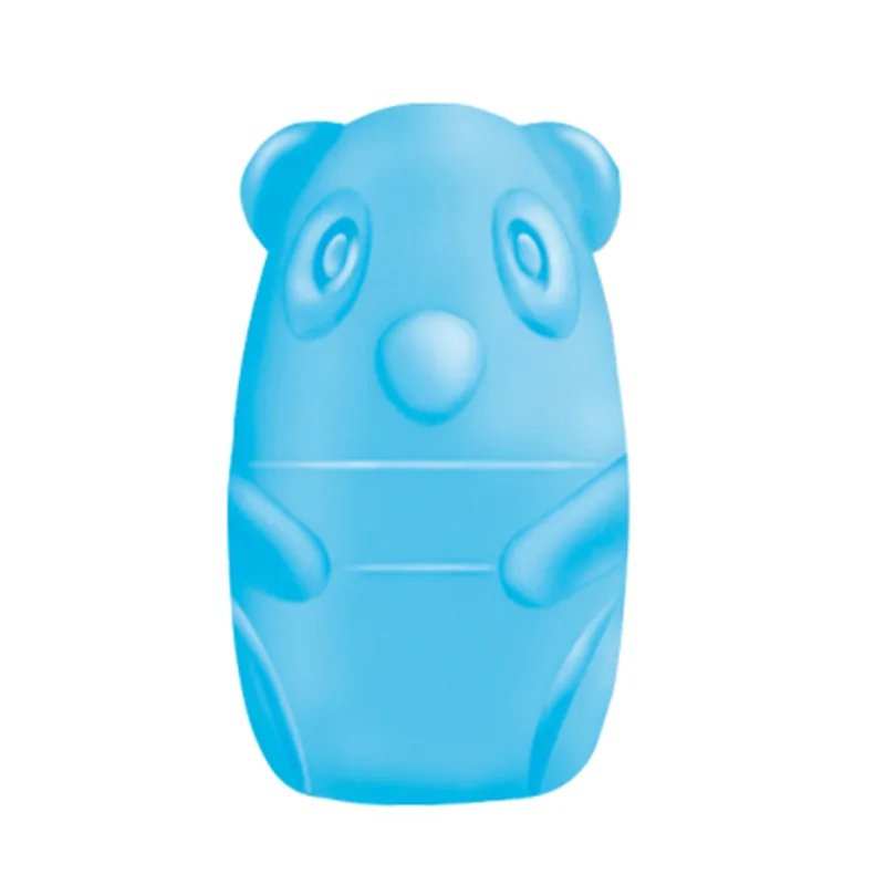 1Pc Cute Blue Bear Toilet Cleaner Magic Automatic Flush Toilet Cleaner Helper Blue Bubble Cleaning Deodorizes Bathroom 60 Days U view 6