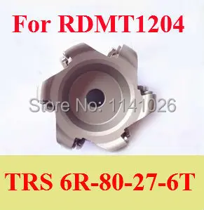 

Free Shopping TRS-6R-80-27 -6T Face End Milling Cutter Indexable Flat Roughing Cutting ,CNC Milling Cutter