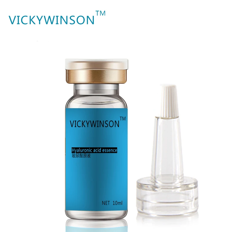 VICKYWINSON kwas hialuronowy Serum do twarzy nawilżający wybielanie Essence Shrink porów krem do twarzy Anti-aging sucha skóra pielęgnacja 10ML