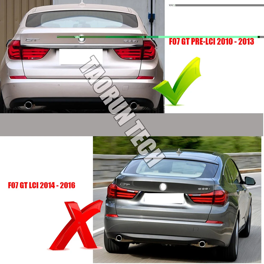 AC Style F07 GT Carbon Fiber Rear Trunk Spoiler for BMW F07 Gran Turismo GT 535i 550i 520d 530d 535d Pre-Lci 2010 - 2013