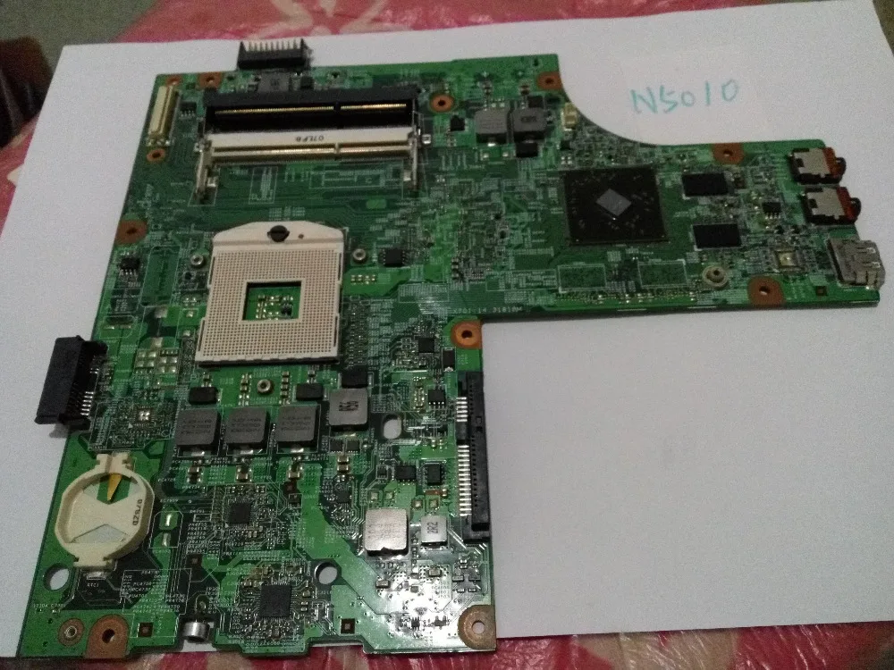 

WITH INDEPENDENT VGACARD 4 MEMORY N5010 connect with motherboard tested by system lap connect board