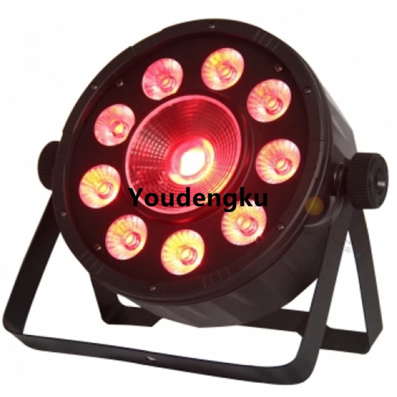 Small DMX 512 Multi-Effect 1*30w+9*3w RGB 3in 1dmx par 64 led par light