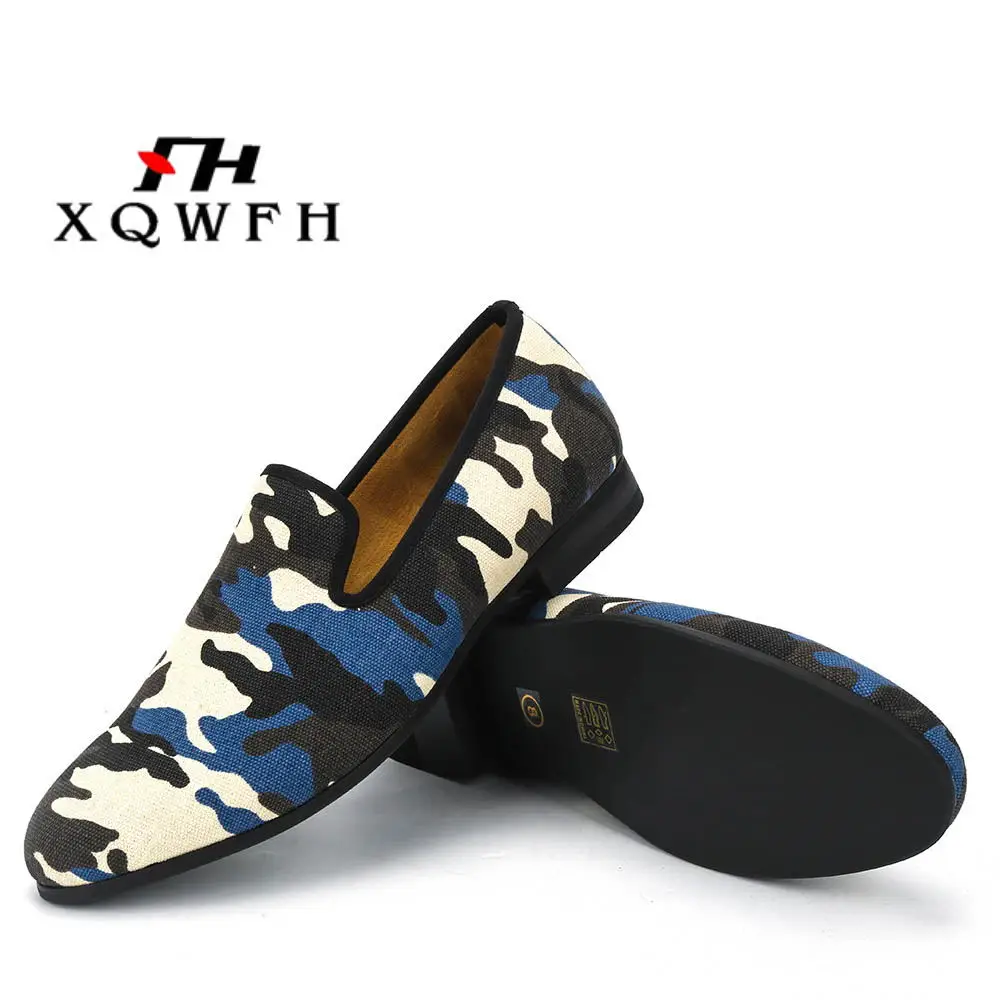 New Fashion Camouflage Men\'s Shoes Smoking Slipper Comfortable Breathable Men Casual Shoes