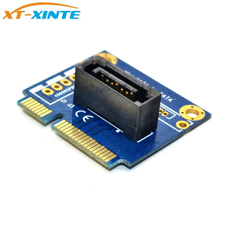 mSATA to SATA Converter Card Mini SATA to 7Pin SATA Extension Adapter Half-size for 2.5